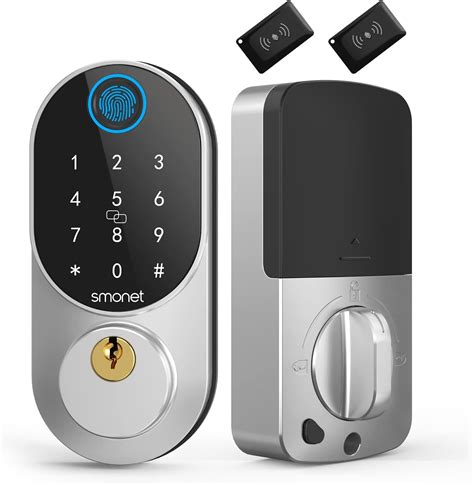 smart card lock for door|smart door lock with fingerprint.